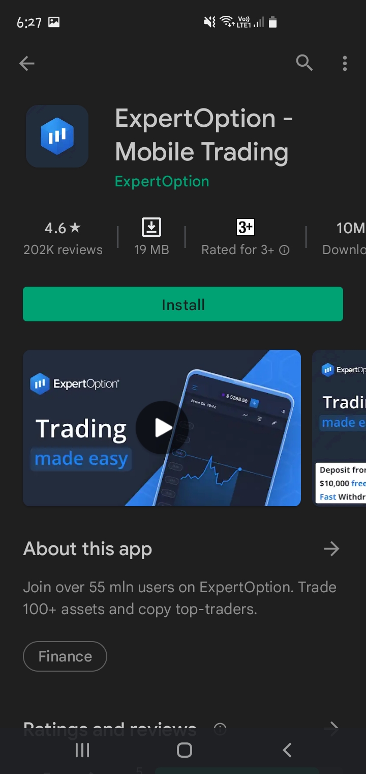 Expert options trading